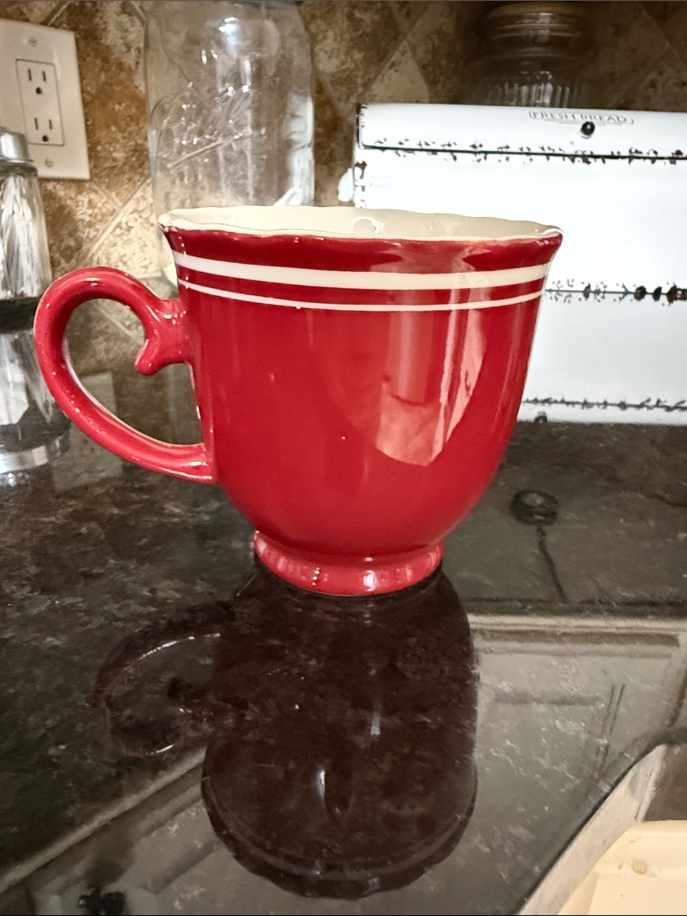 The Pioneer Woman Red Ceramic Mug